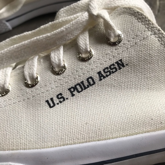 U.S. Polo Assn. White Open Back Shoes - Picture 3 of 7